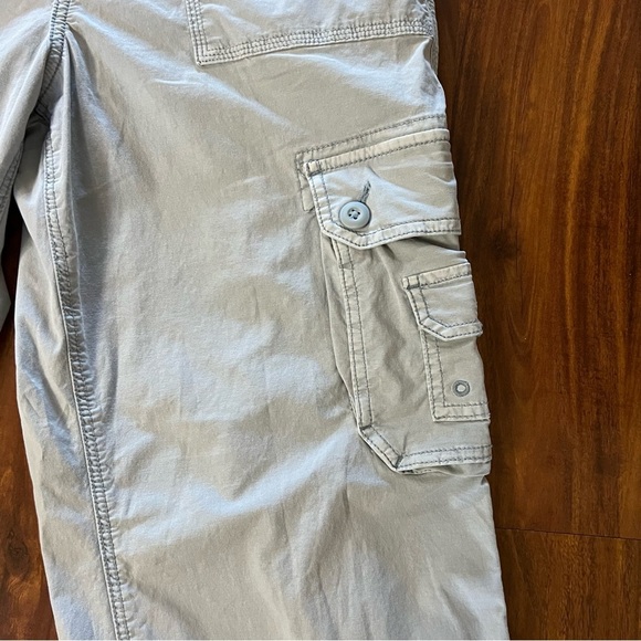 American Eagle Blue Snappy Stretch Baggy Cargo Jogger Pants size 12 - Picture 7 of 16